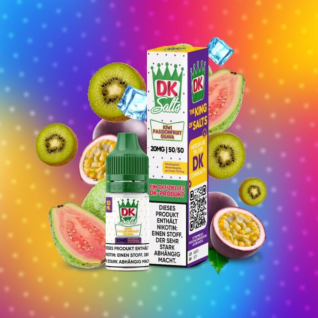 DONUT KING Donut King-Kiwi Passionfruit Guava Nikotinsaltz Liquid