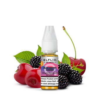 Elfbar ELFLIQ Blackberry Cherry Nikotinsalz Liquid