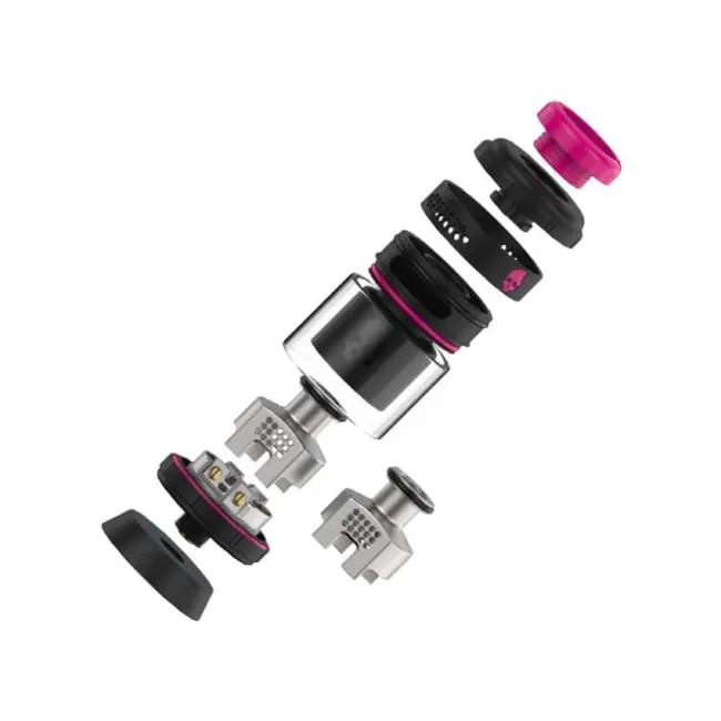 Thundercloud Bonza Pro RTA Black Pink Limited Edition 4/6ml 26.5mm - Thunder Cloud x Vaping Bogan