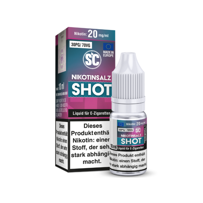 SILVER CONCEPT SC - Nikotinsalz Shot 20mg/ml 10ml  10-er Pack