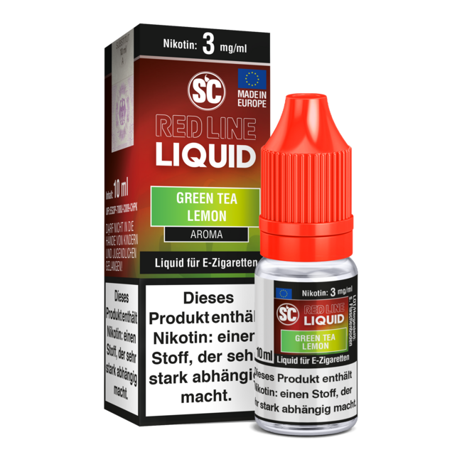 SC RED LINE SC - Red Line Nikotin - Green Tea Lemon