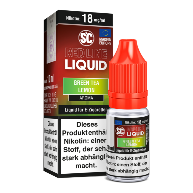 SC RED LINE SC - Red Line Nikotin - Green Tea Lemon