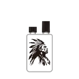 75-ml-Flasche mit Doppelfüllung und Skala