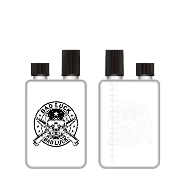 75-ml-Flasche mit Doppelfüllung und Skala