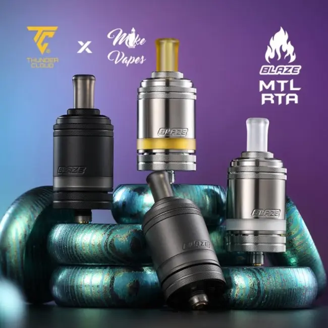 Thundercloud Blaze MTL RTA 3ml 22mm - Thunder Cloud x Mike Vapes