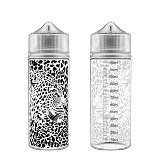 Messflasche 120 ml Leopard