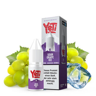 YETI YETI SUMMIT Sour Grape Ice 10ml Nikotinsalz Liquid