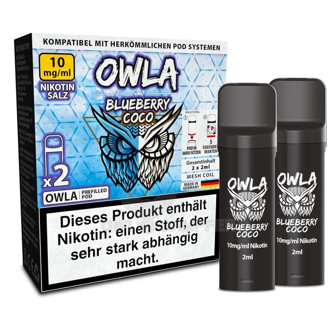 OWL OWLA Pod Doppelpack - Alle Sorten - 10mg/ml
