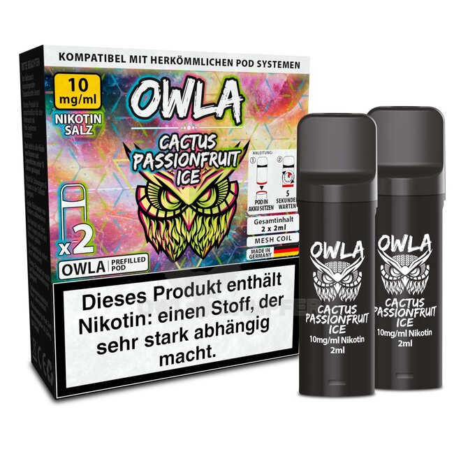 OWL OWLA Pod Doppelpack - Alle Sorten - 10mg/ml
