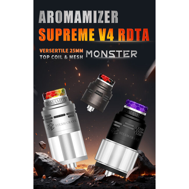 STEAM CRAVE Steam Crave Aromamizer Supreme V4 RDTA 25mm