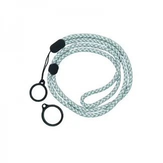 Rundes Verstellbares Lanyard mit 2 Silikonringen (1 Stück) – Verschiedene Farben