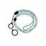 Rundes Verstellbares Lanyard mit 2 Silikonringen (1 Stück) – Verschiedene Farben