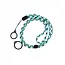 Rundes Verstellbares Lanyard mit 2 Silikonringen (1 Stück) – Verschiedene Farben