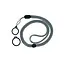 Rundes Verstellbares Lanyard mit 2 Silikonringen (1 Stück) – Verschiedene Farben