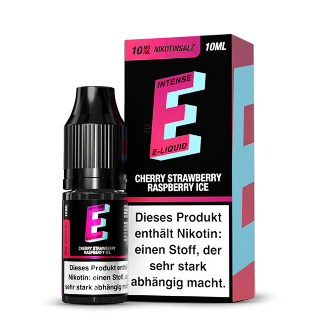 E-INTENSE E-INTENSE Cherry Strawberry Raspberry Ice Nikotinsalz Liquid 10 ml