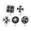 Thundercloud Thunder Cloud Emblem aus 925 Sterling Silber-Premium Emblem für Bonza Series Mech Mods