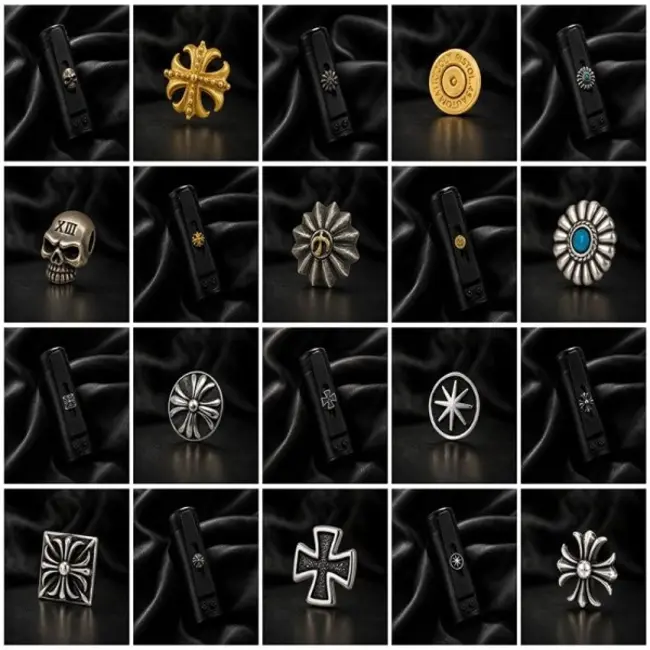 Thundercloud Thunder Cloud Emblem aus 925 Sterling Silber-Premium Emblem für Bonza Series Mech Mods
