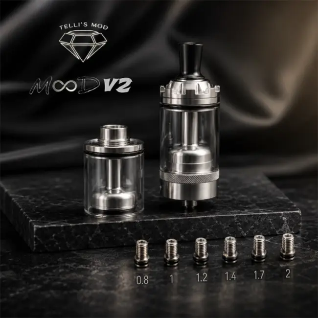 Telli’s Mod Mood V2 MTL RTA 4,4 ml – 22,5 mm