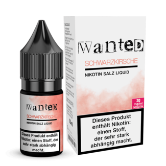 WANTED Wanted Nikotinsalz Liquid – Schwarzkirsche