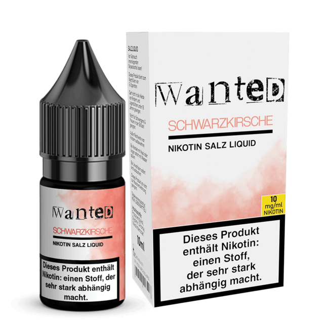 WANTED Wanted Nikotinsalz Liquid – Schwarzkirsche 10 ml