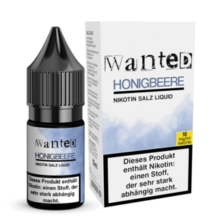 WANTED Wanted Nikotinsalz Liquid – Honigbeere