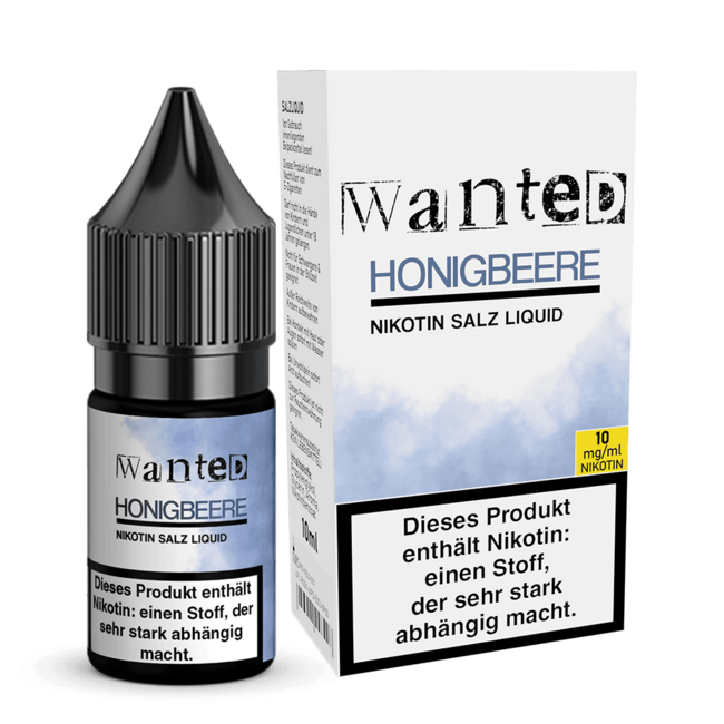 WANTED Wanted Nikotinsalz Liquid – Honigbeere 10 ml