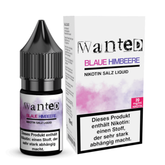 WANTED Wanted Nikotinsalz Liquid – Blaue Himbeere