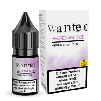 WANTED Wanted Nikotinsalz Liquid – Beerenvielfalt