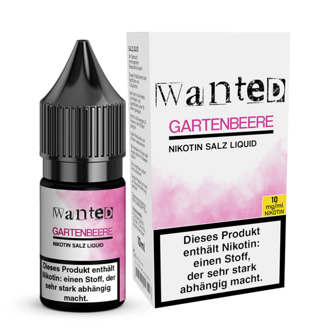 WANTED Wanted Nikotinsalz Liquid – Gartenbeere 10 ml
