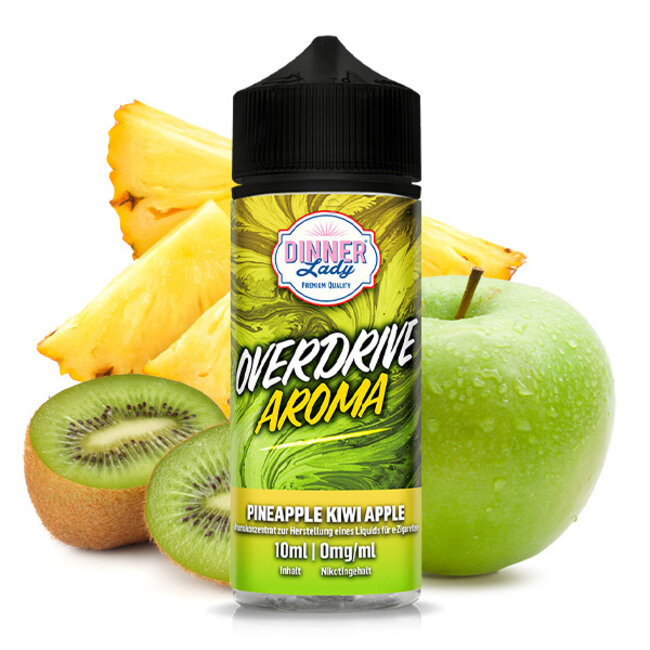 DINNER LADY DINNER LADY OVERDRIVE Pineapple Kiwi Apple Aroma