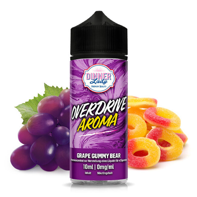 DINNER LADY DINNER LADY OVERDRIVE Grape Gummy Bear Aroma