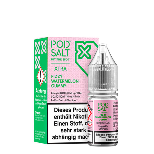 POD SALT Pod Salt Xtra – Fizzy Watermelon Gummy Nikotinsalz 10 ml