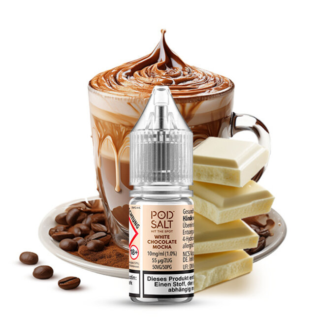 POD SALT Pod Salt Xtra – White Chocolate Mocha Nikotinsalz 10 ml