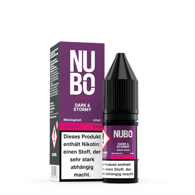 NUBO  Dark and Stormy Nikotinsalz Liquid 10 ml