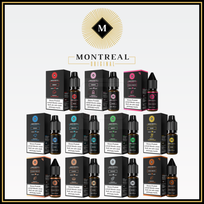 Montreal Original Labs  MONTREAL Nikotinsalz Liquid 10 ml 10mg