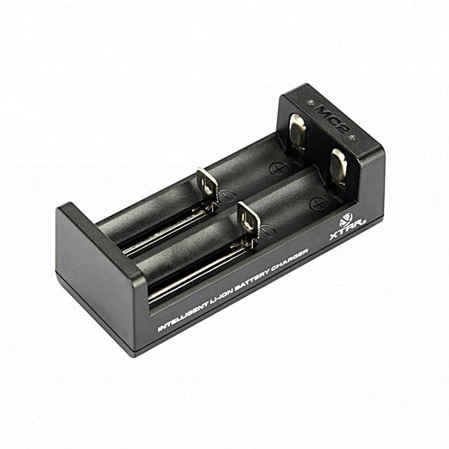 Xtar MC2 - Ladegerät für Li-Ion. Akkus 3,6V / 3,7V incl. USB-Kabel