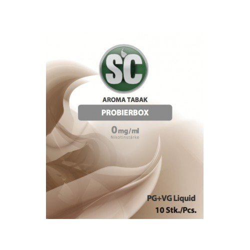 SILVER CONCEPT TOBACCO PROBIERBOX E-LIQUID für e-zigaretten SILVER CONCEPT TOBACCO PROBIERBOX E-LIQUID für e-zigaretten