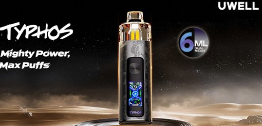 Kompakt, Leistungsstark mit 2000mAh Akku, 6ml Tank 