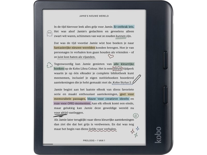 Kobo Libra Colour 7" 32Gb Zwart