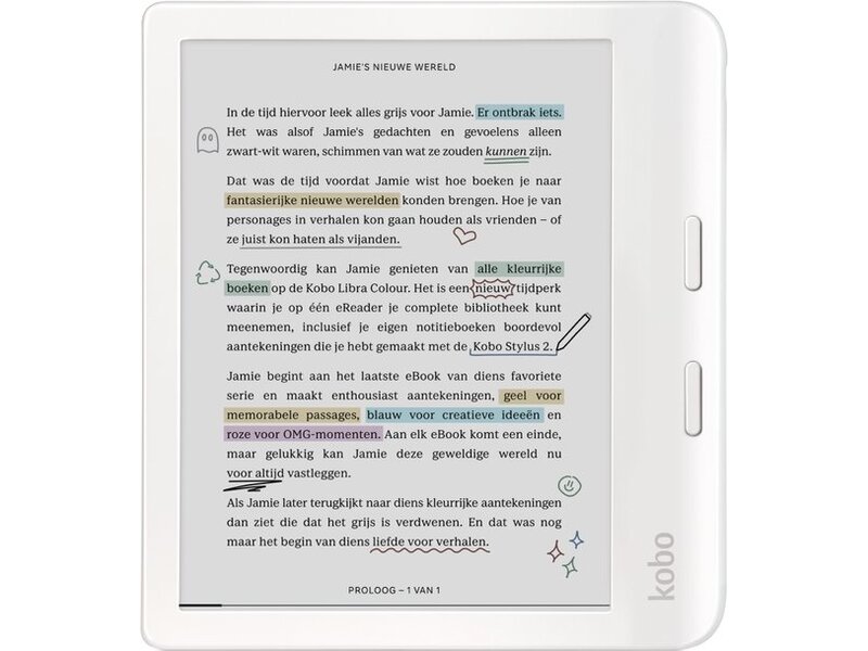 Kobo Libra Colour 7" 32Gb Wit