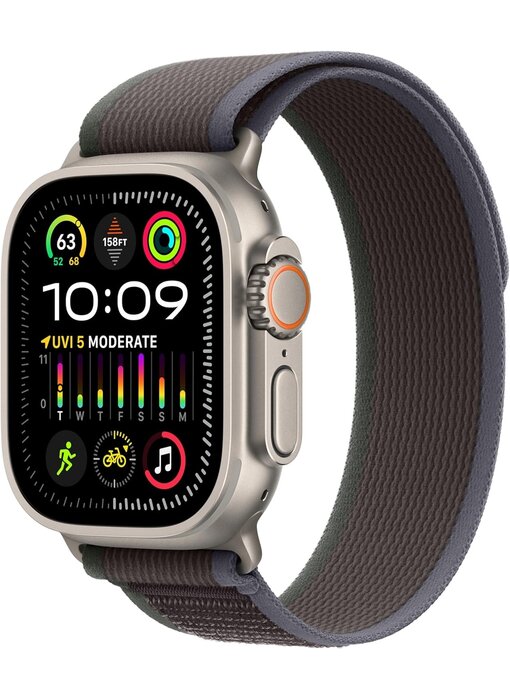 Apple Watch Ultra 2 Cellular 49mm Titanium  - Trail band Black