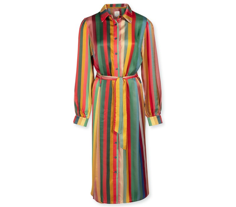 Dress Donatella Jacquard Stripe Multi