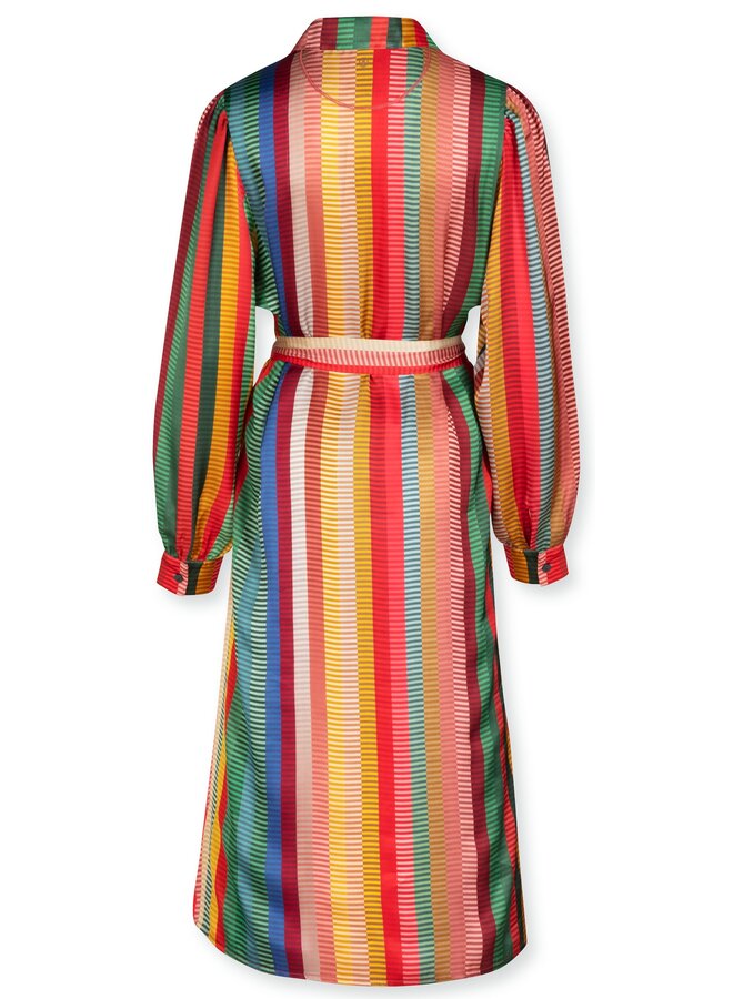 Dress Donatella Jacquard Stripe Multi