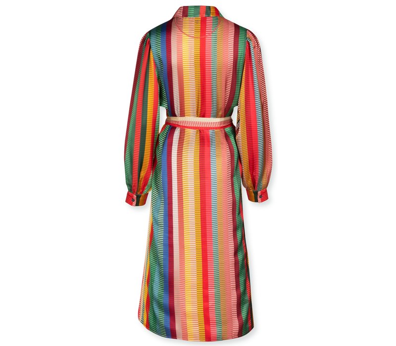 Dress Donatella Jacquard Stripe Multi