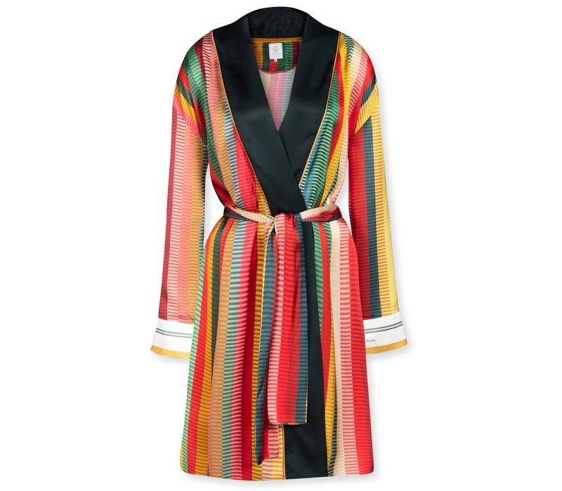 Kimono Nisha Jacquard Stripe Multi