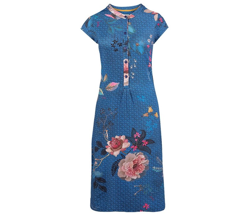 Dress Dalia Tokyo Bouquet Blue