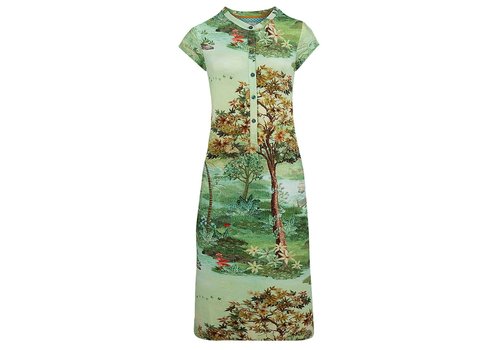 Pip Studio Dress Dalia Paradise Green