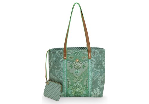 Pip Studio Shopper Kyoto Festival Green  Medium