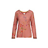 Pip Studio Trice Long Sleeve Kawai Flower Dark Pink