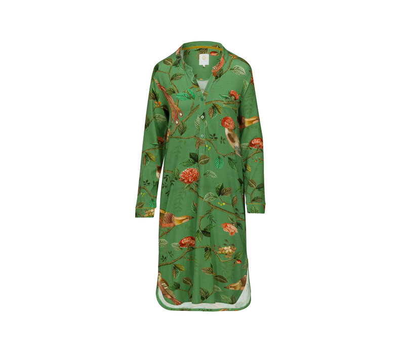 Diogo Long Sleeve Nightdress Good Nightingale Green